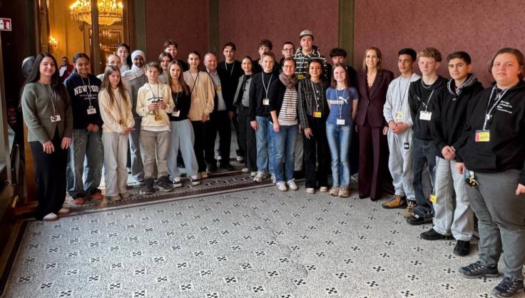 Schülerinnen und Schüler zu Gast im Hessischen&nbsp;Landtag